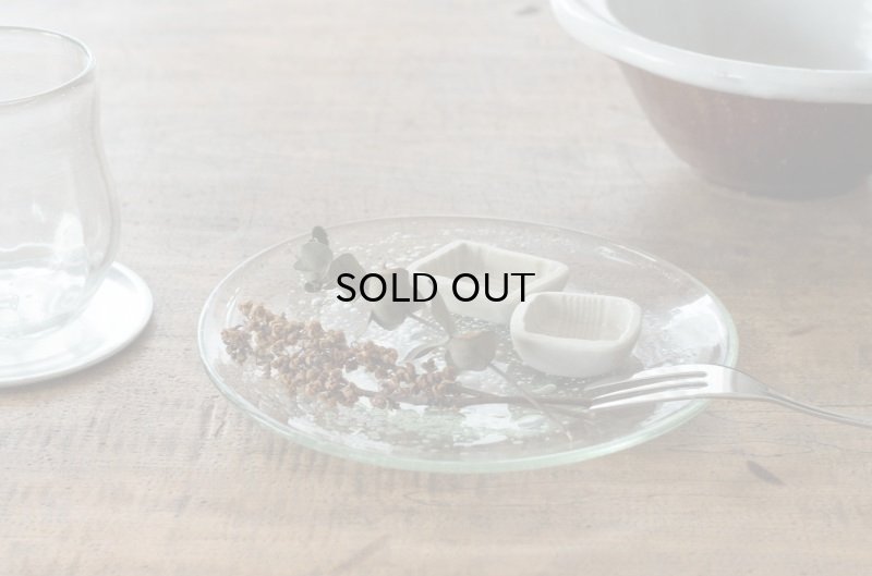 画像5: 吹きガラス工房 一星 うす泡皿・16cm