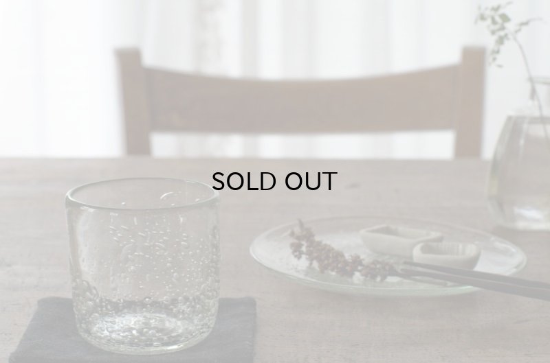 画像3: 吹きガラス工房 一星 うす泡ロックグラス