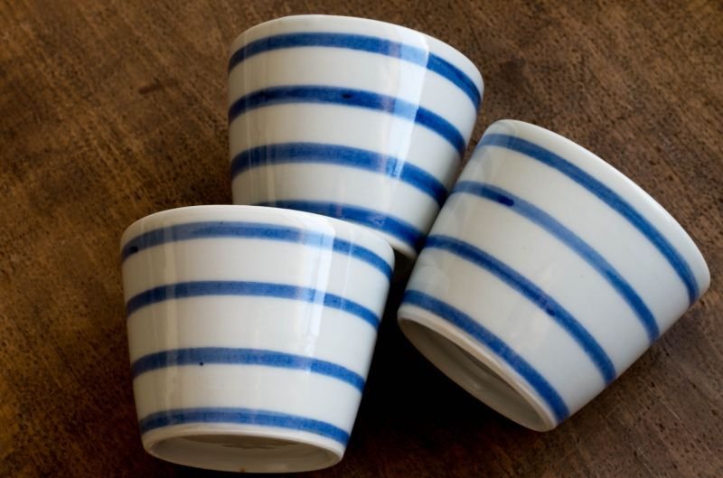 画像4: 高桑英隆　白磁輪線紋蕎麦猪口