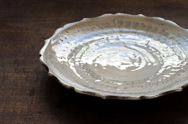 画像5: 福井一伯　三島輪花６寸皿