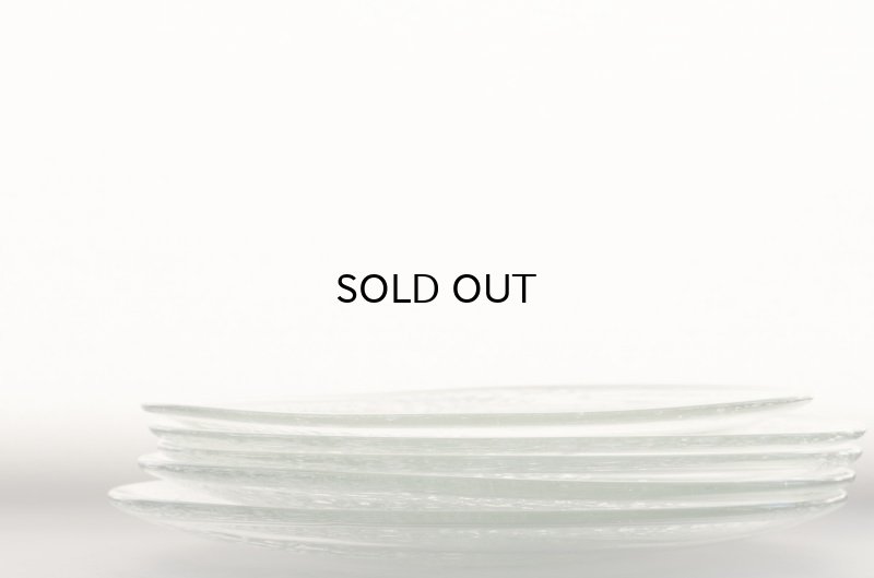 画像6: 吹きガラス工房 一星 うす泡皿・16cm