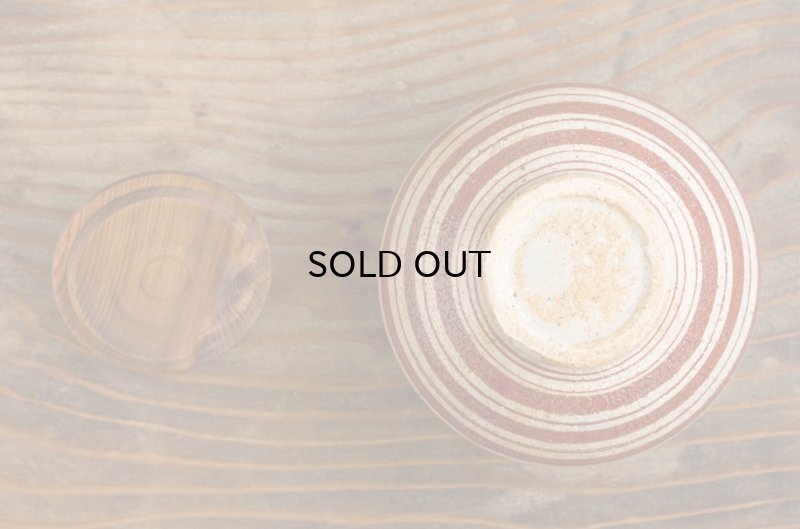 画像6: 沼田智也　赤絵・独楽文木蓋壷