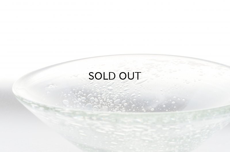 画像5: 吹きガラス工房 一星 うす泡円錐鉢