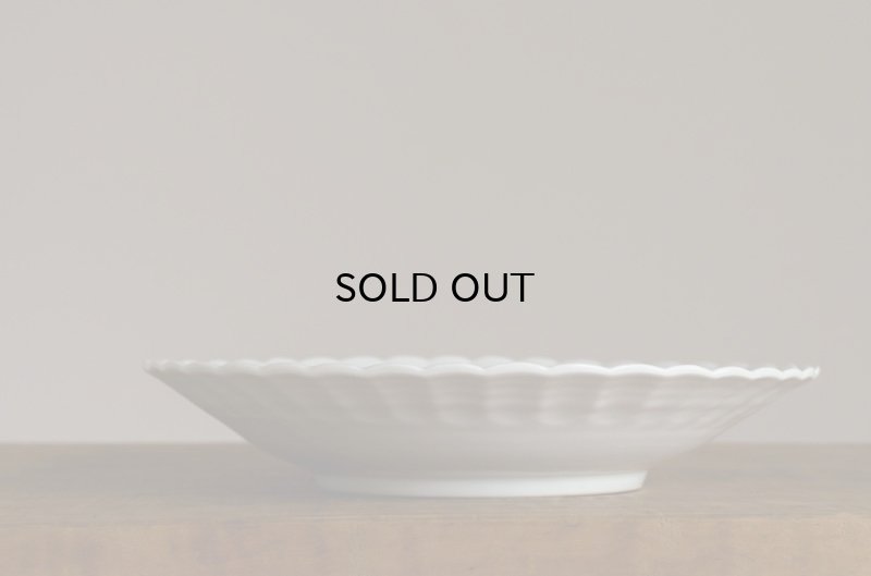 画像5: 阿部春弥　白磁ひまわり7.5寸皿