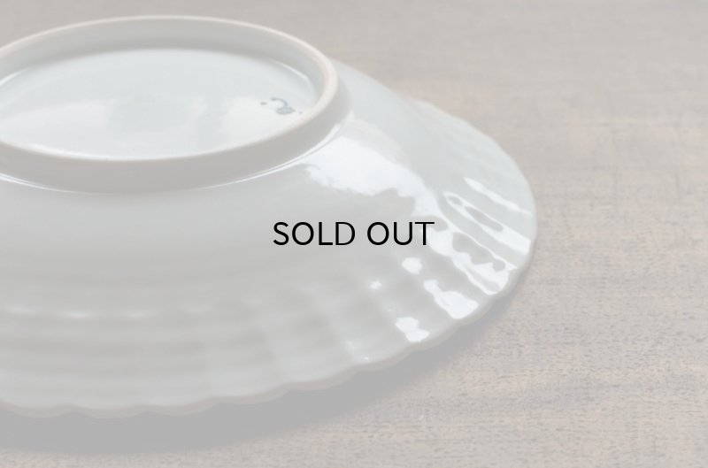 画像4: 阿部春弥　白磁ひまわり7.5寸皿