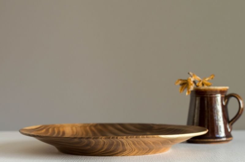 画像4: るるの小屋　22cmプレート・槐