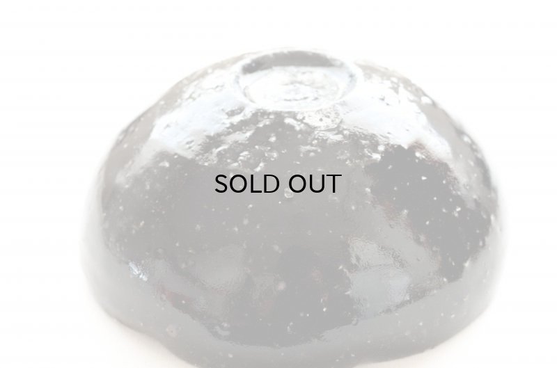 画像7: 八田　亨　黒釉五寸輪花鉢