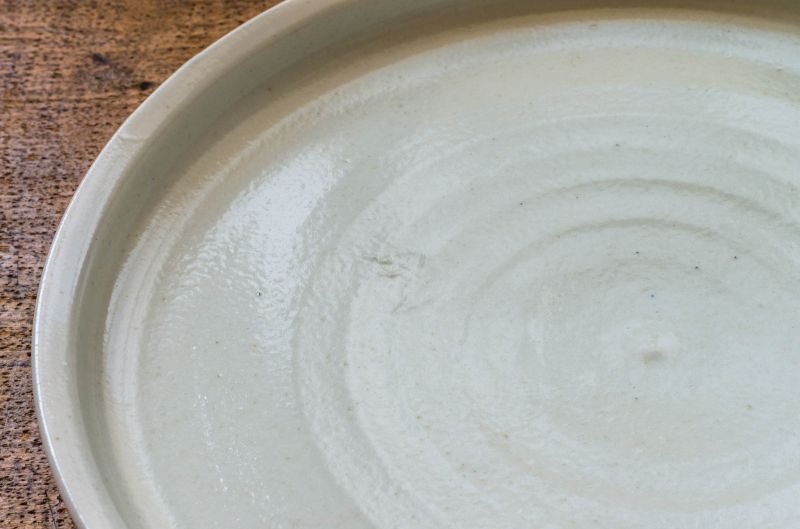 画像5: 阿部春弥　白磁 細リム８寸皿