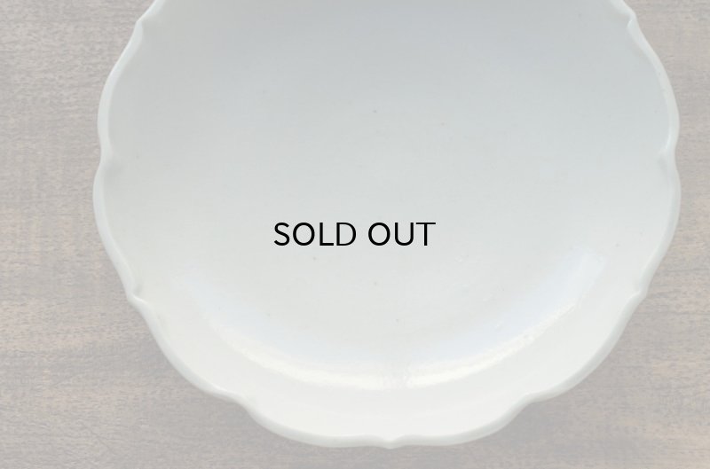 画像3: 阿部春弥　白磁輪花 ５寸皿