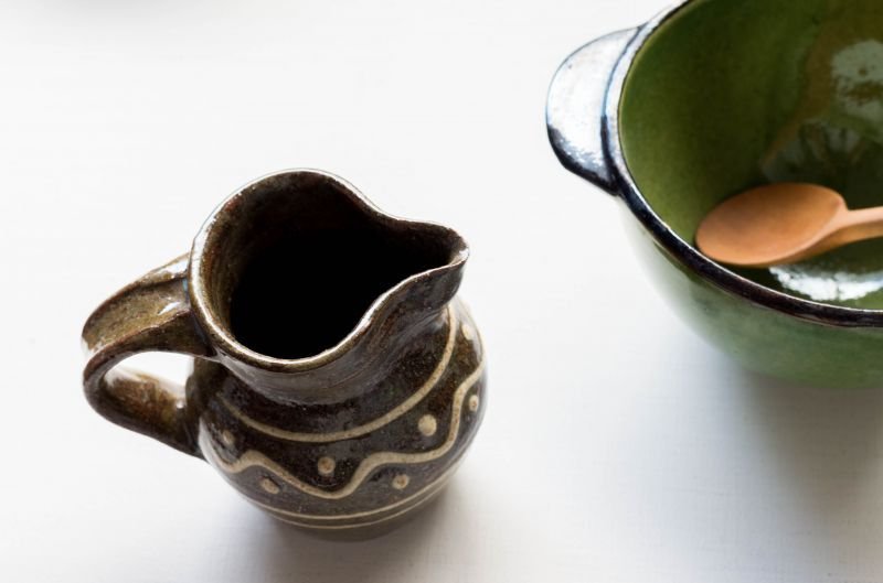 画像3: 北窯・松田米司工房　イッチン波文ピッチャー