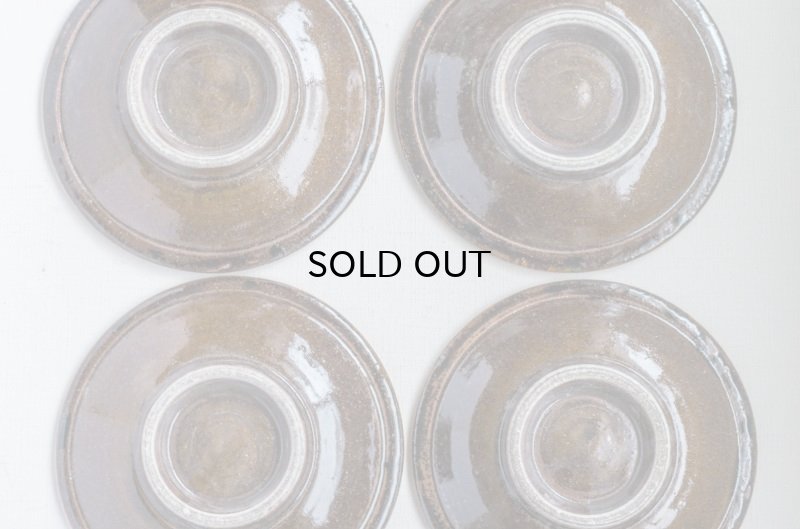 画像6: 北窯・松田米司工房  波文 5寸皿 ( 呉須・飴  )