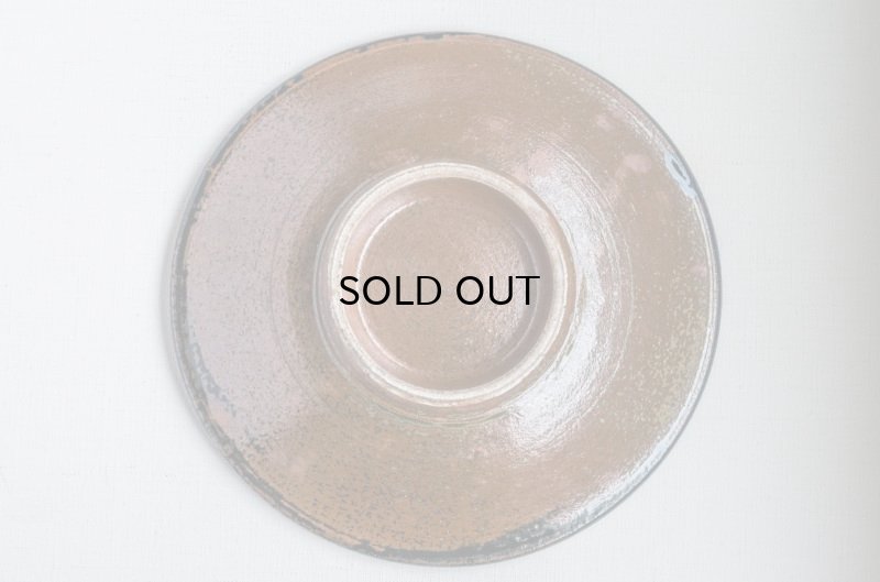 画像7: 北窯・松田共司 工房  双葉文 7寸皿 ( コバルト ) A