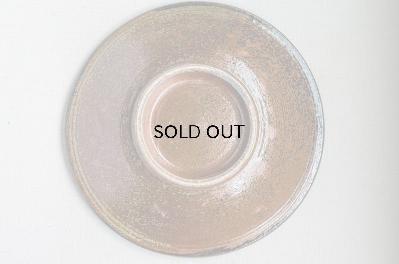 画像7: 北窯・松田共司 工房  双葉文 7寸皿 ( コバルト ) B