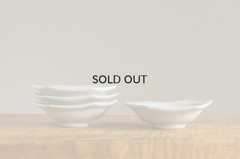 画像7: 広瀬 佳子  六角小皿 白