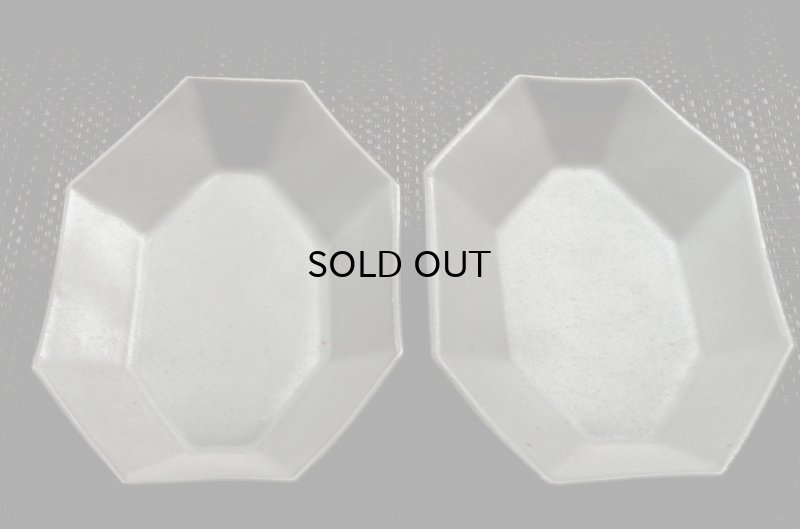 画像6: 広瀬 佳子  八角ロングプレート 白  L