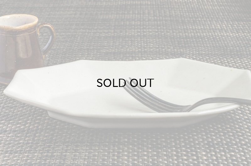 画像3: 広瀬 佳子  八角ロングプレート 白  L