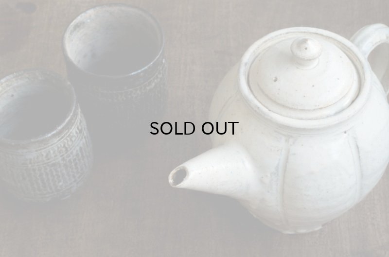 画像5: 福井一伯 　粉引輪花ポット