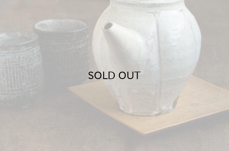 画像7: 福井一伯 　粉引輪花ポット