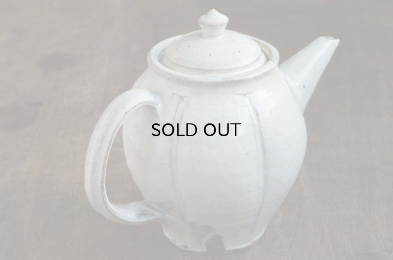 画像9: 福井一伯 　粉引輪花ポット