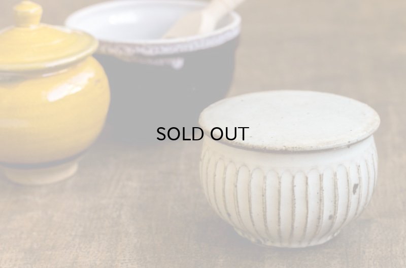 画像4: 福井一伯  マット粉引 塩壷・小