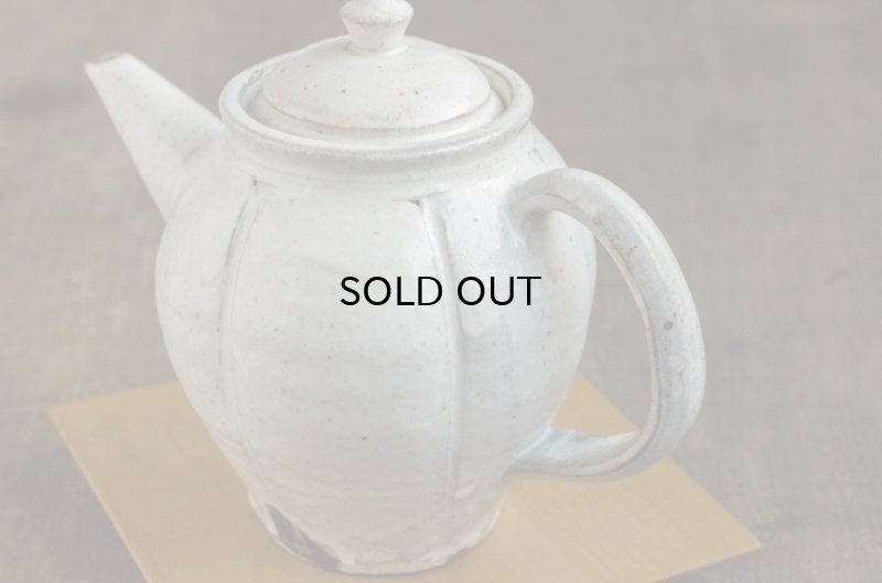 画像8: 福井一伯 　粉引輪花ポット