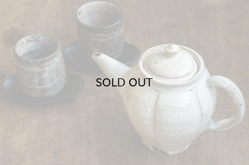 画像4: 福井一伯 　粉引輪花ポット