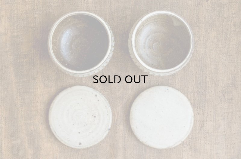 画像9: 福井一伯  マット粉引 塩壷・小