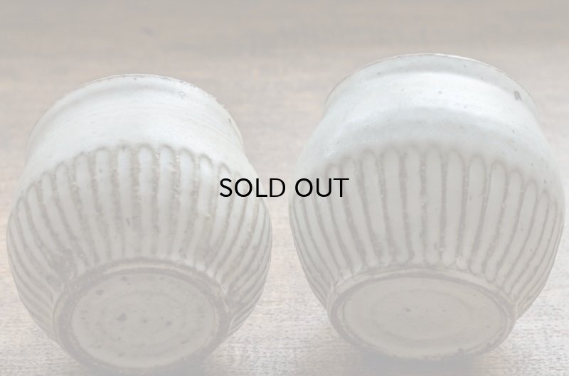 画像10: 福井一伯  マット粉引 塩壷・大  A