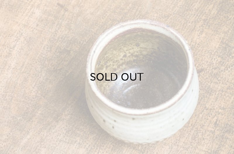 画像4: 福井一伯  マット粉引 塩壷・大  A