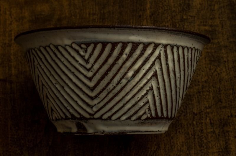 画像12: 福井一伯 　線刻三島鉢