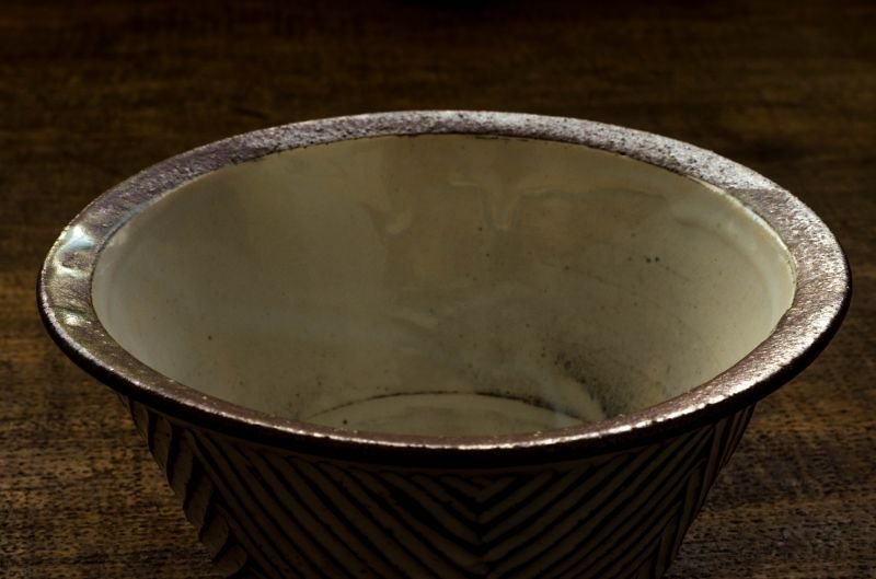 画像11: 福井一伯 　線刻三島鉢