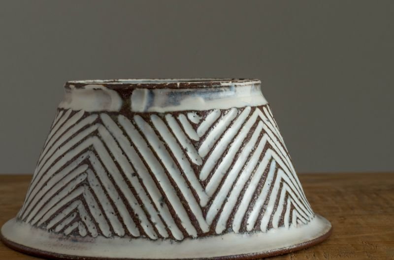 画像4: 福井一伯 　線刻三島鉢