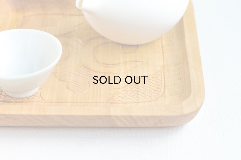 画像10: アイヌの手仕事 二風谷 イタ 木彫り 盆