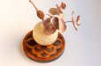 画像1: アイヌの手仕事 二風谷  木彫り  飾り板 台  小 ( 両面彫り ) (1)