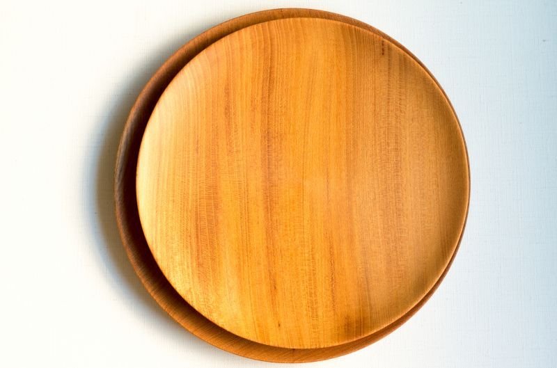 画像7: るるの小屋　24cmプレート・ケヤキ