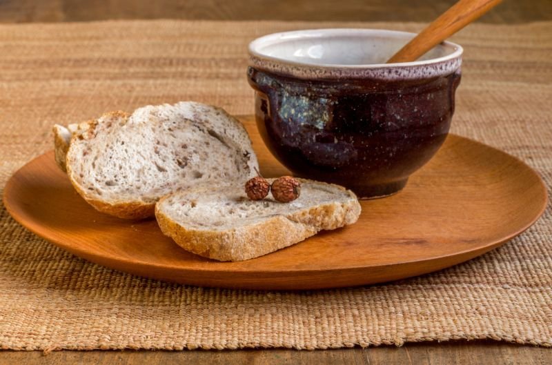 画像4: るるの小屋　26cmプレート・ケヤキ