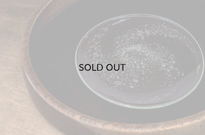 画像4: 吹きガラス工房 一星 うす泡皿・16cm