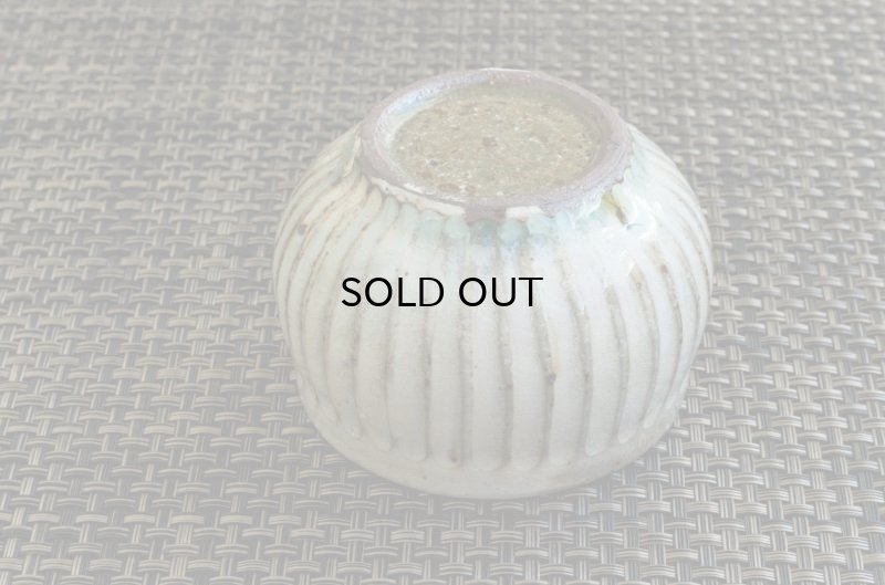 画像6: 福井一伯  粉引灰釉 蓋物・小 