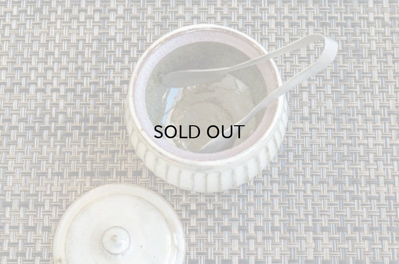 画像5: 福井一伯  粉引灰釉 蓋物・小 