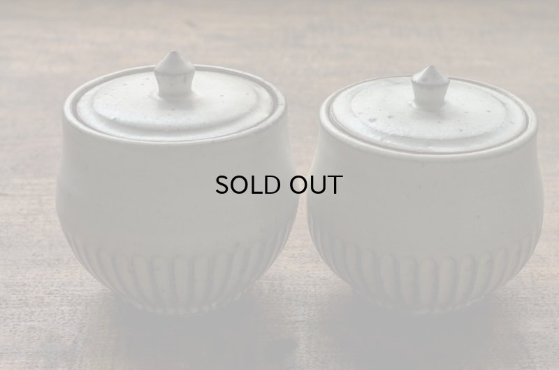 画像6: 福井一伯  粉引 蓋物・大