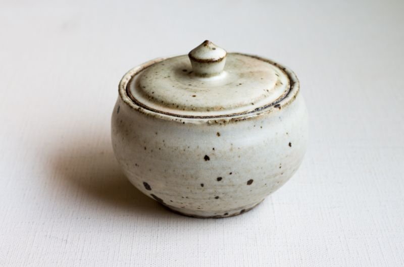 画像5: 福井一伯  粉引 蓋物・小 