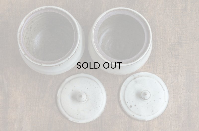 画像8: 福井一伯  粉引 蓋物・大