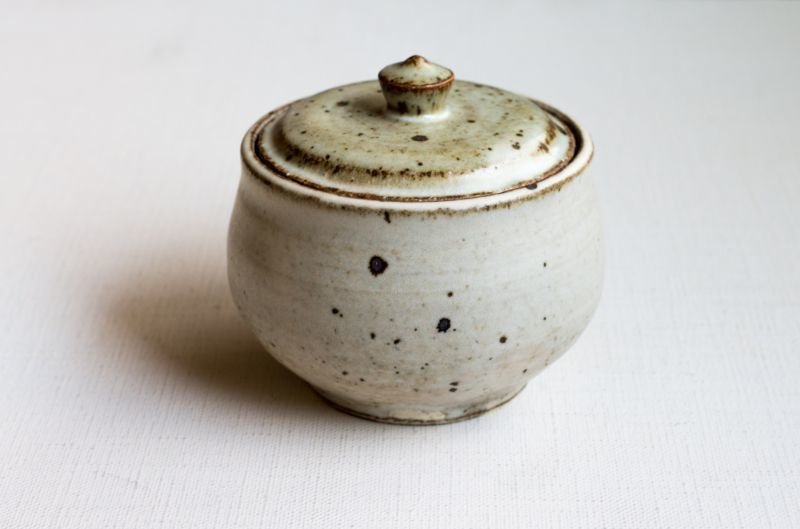 画像3: 福井一伯  粉引 蓋物・小 