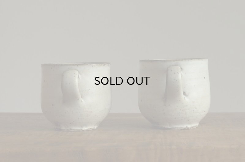 画像11: 福井一伯  粉引マグ 中 b.