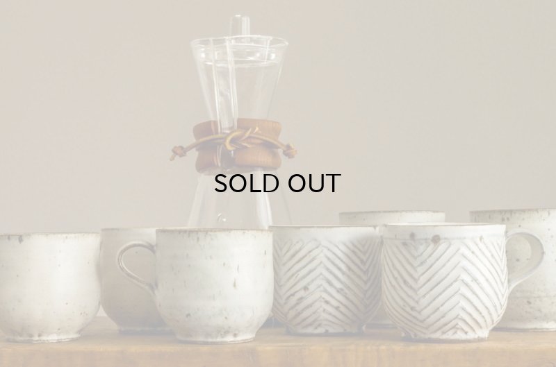 画像14: 福井一伯  粉引マグ 中 b.