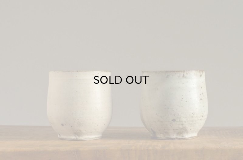 画像6: 福井一伯  粉引マットマグ・大 b.