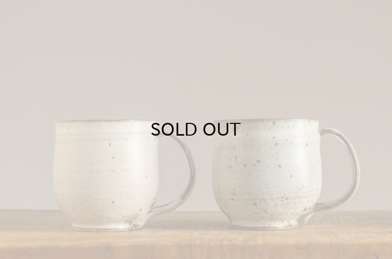 画像4: 福井一伯  粉引マットマグ・大 b.