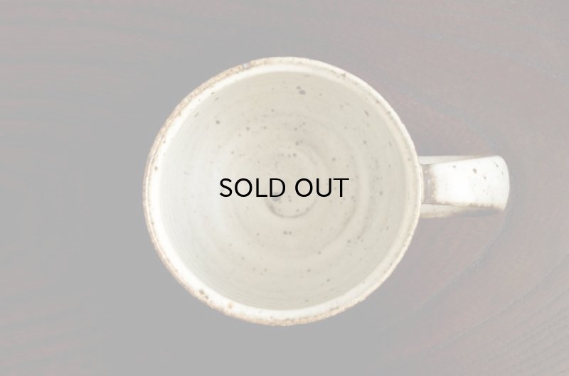 画像10: 福井一伯  粉引マットマグ・大 b.