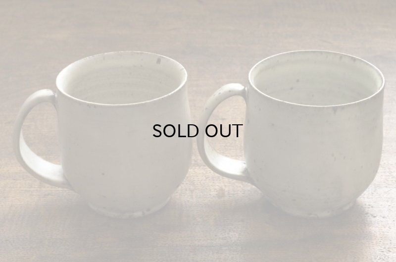 画像8: 福井一伯  粉引マットマグ・大 b.