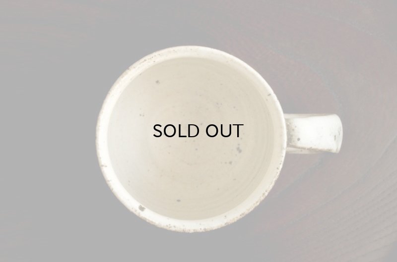 画像10: 福井一伯  粉引マットマグ・大 a.